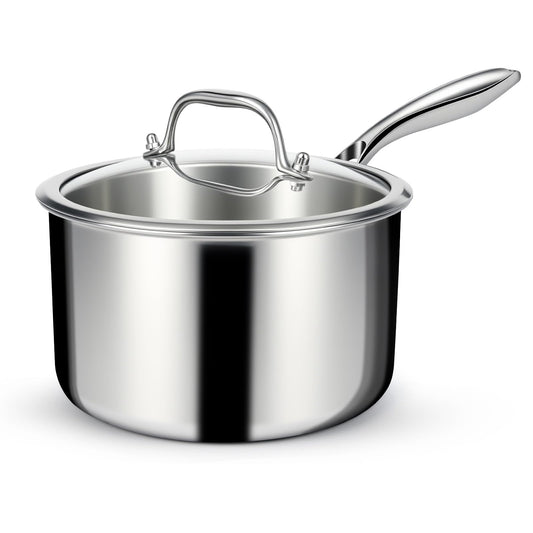 3 Ply Stainless Steel Saucepan with Lid