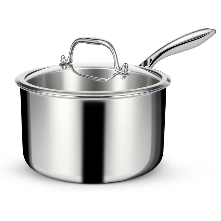 3 Ply Stainless Steel Saucepan with Lid