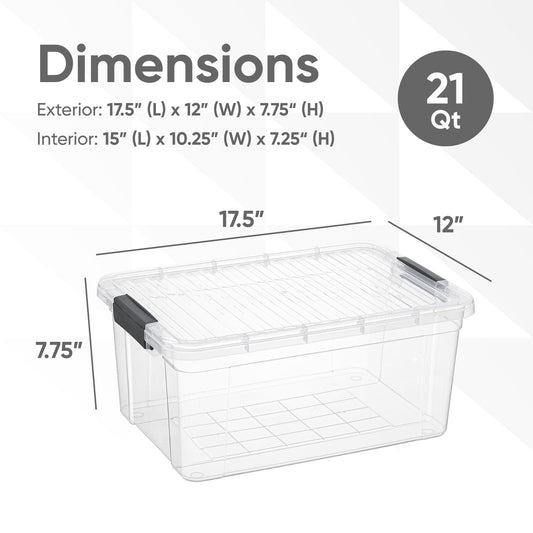 Storage Bins with Lids