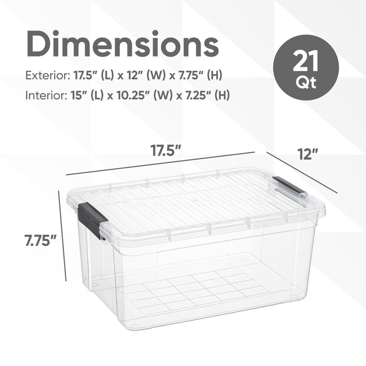 Storage Bins with Lids