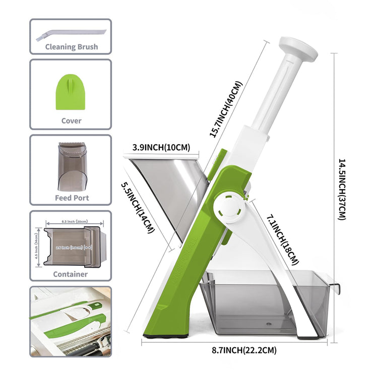 Safe Mandoline Slicer for Kitchen (16 Ounce)