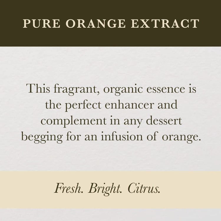 Pure Orange Extract from Florida Oranges for Baking & Drinks (8 Fl Oz)