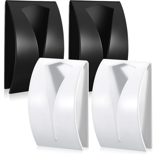 4 Pcs Self Adhesive Kitchen Towel Hook Holder
