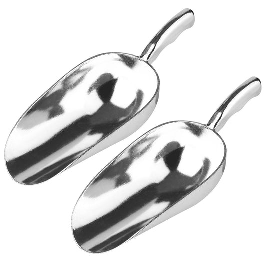 12 Oz Cast Aluminum Bar Ice Scoop Suitable for wedding (2 Count)