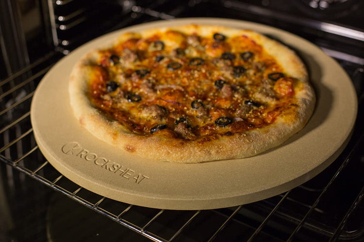 K ROCKSHEAT Pizza Stone Round 16 Inch for Grill and Oven