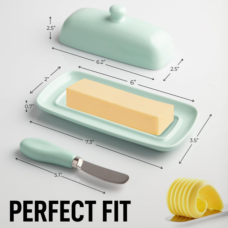 Zulay Butter Dish With Lid For Countertop