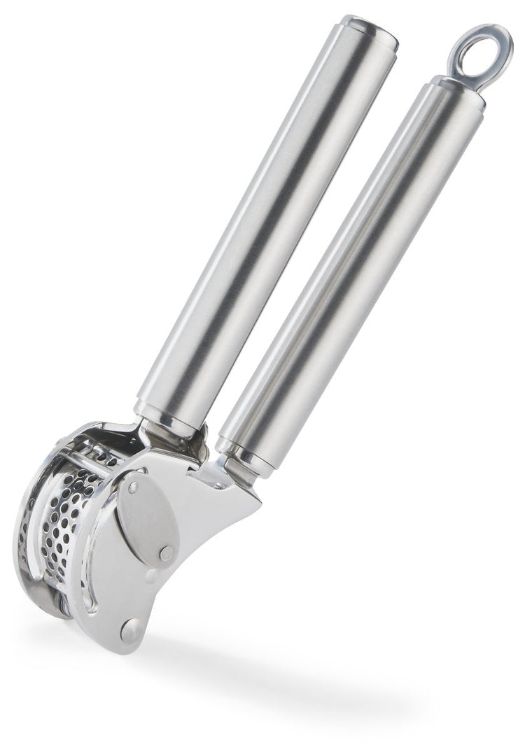 12895 Stainless Steel Garlic & Ginger Press with Scraper for Effortless Mincing with Easy Cleanup