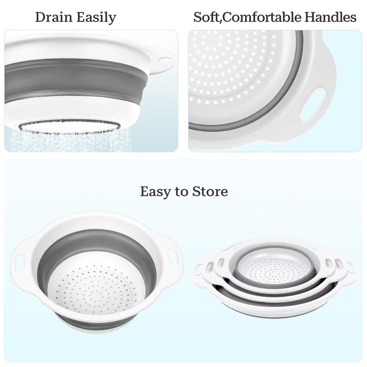 Collapsible Colander 3 (3 Count)