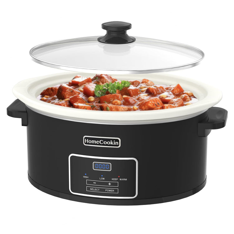 8 Quart Programmable Slow Cooker with Timer Keep Warm