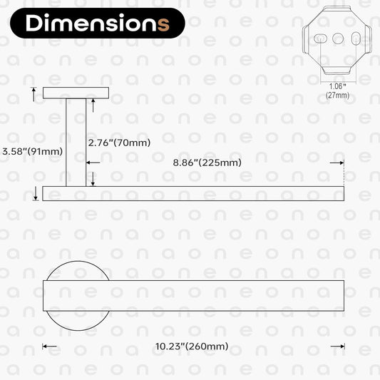 Hand Towel Rings Bathroom Towel Holder Modern Small Bath Towel Bars Stainless Steel Wall Mounted Matte Black AN3001MB