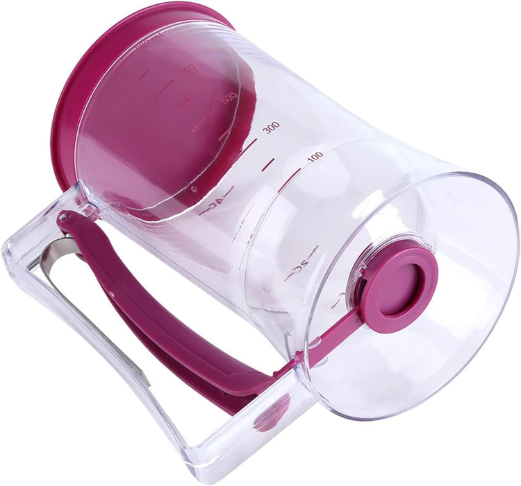 Pancake Batter Dispenser Separator 900mL Manual Cupcake Pancake Waffle Measuring Cup Baking Tool Kitchen Accessory Easy Pour Baking Supplies
