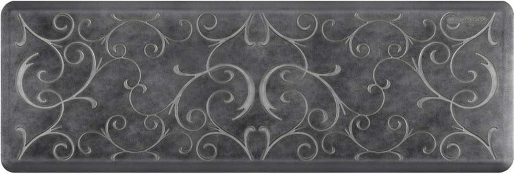 WellnessMats Bella Collection Anti-Fatigue Floor Mat, Polyurethane – Ergonomic Support Pad for Home, Kitchen, Garage, Office Standing Desk – Water Resistant - Made in USA
