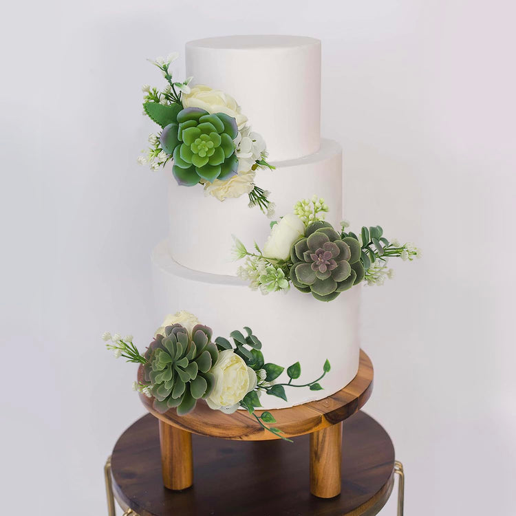 3Pcs Premade Cake Flowers (3 Count)