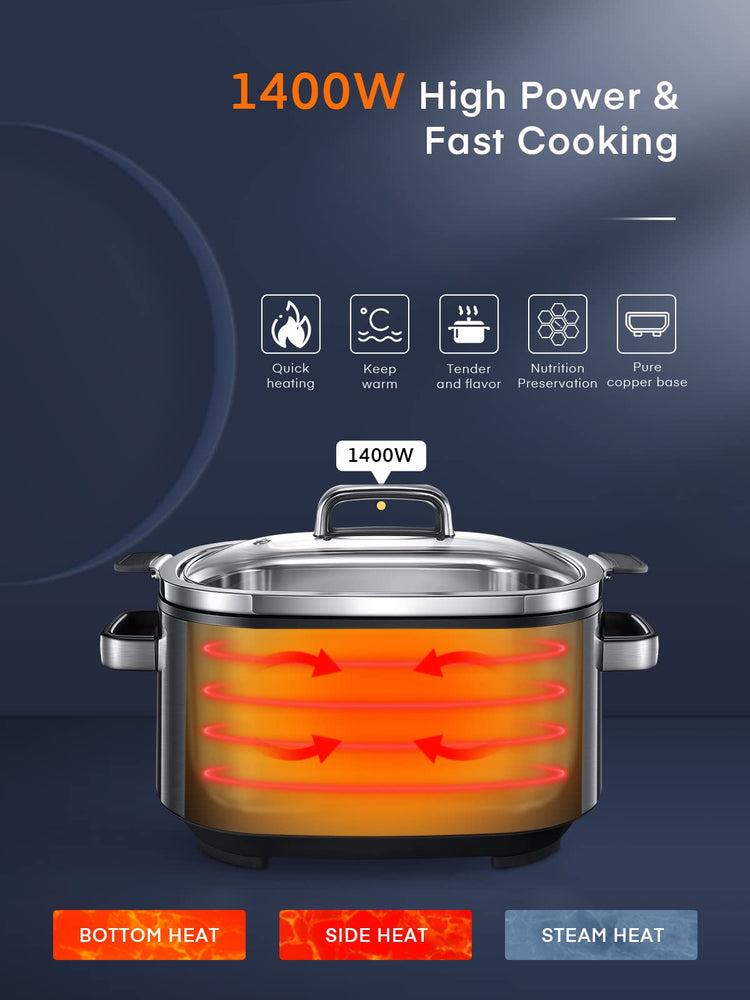 Slow Cooker 6 Quart 10