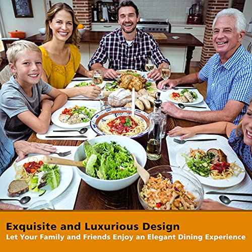 Matte Black Silverware Set for 8 (8 Count)