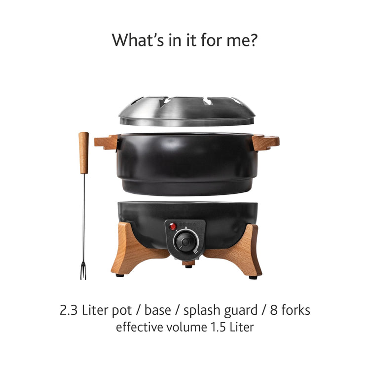 Electric Fondue Set Party 2.3 Quart