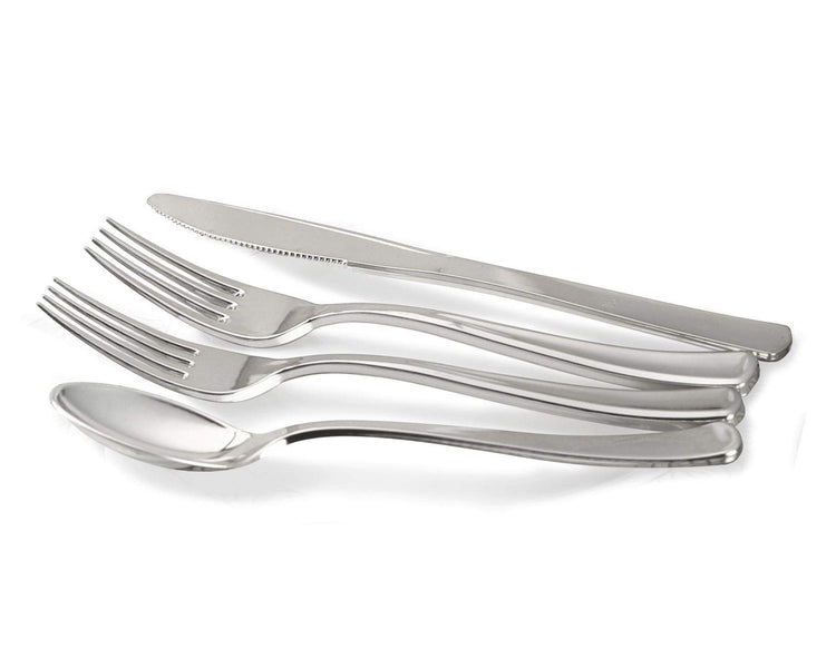 OCCASIONS Disposable Plastic Plates for 25 Guests
