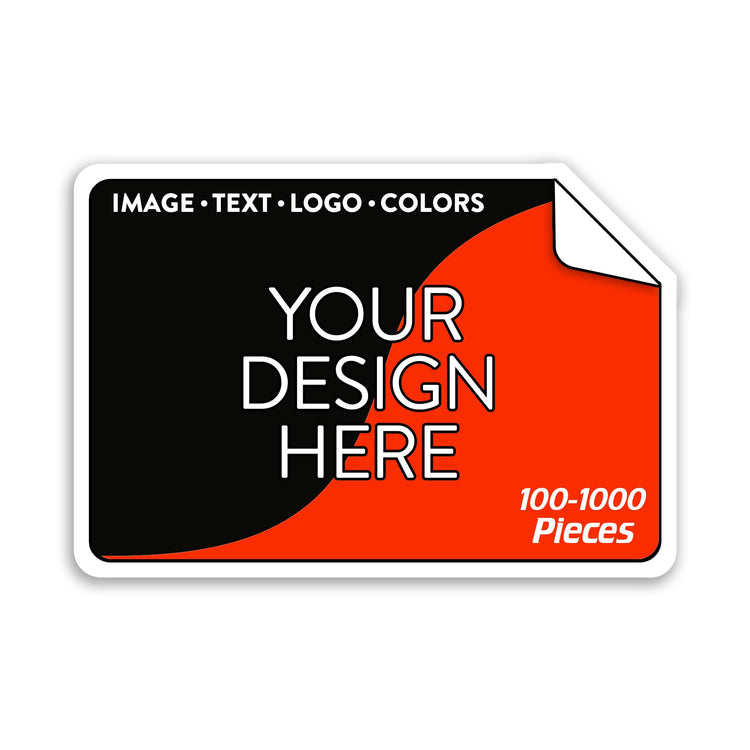 Custom Vinyl Stickers Your Image (100 Count)
