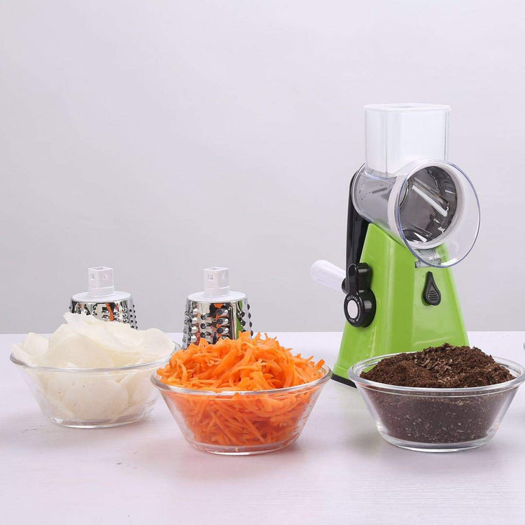 Manual Rotary Potato Grater Kitchen Mandoline Vegetable Slicer