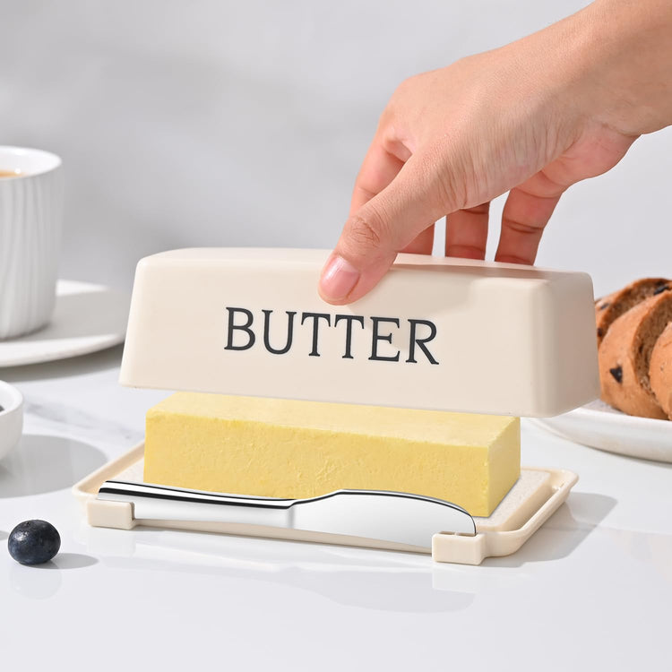 Butter Holder With Lid And Knife