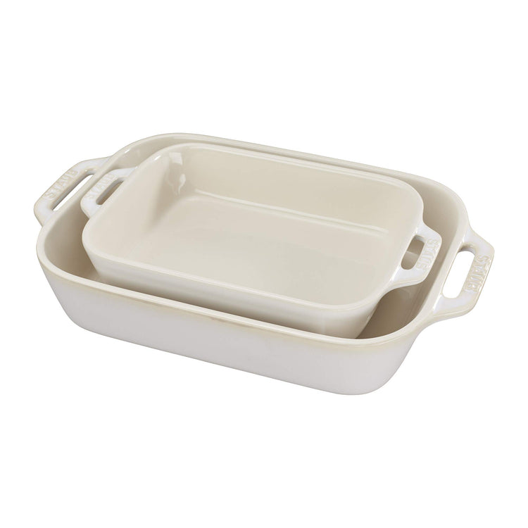 Ceramic Rectangular Baking Dish Set (2 Count)