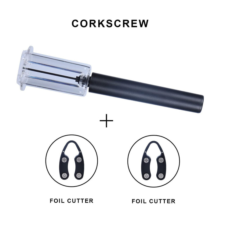 Wine Air Pressure Pump Bottle Opener Set (3 Count)