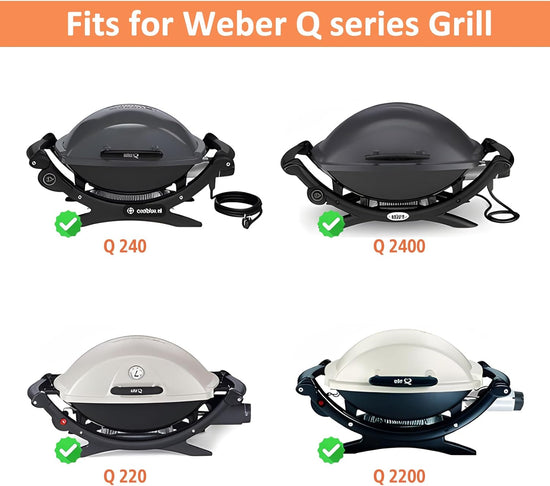 AJinTeby 7583 Cast Iron Griddle for Weber Q2000 Series, for Weber Q200 Q220 Q240 Q2000 Q2200 Q2400 Q2800 Gas Grills Accessories, Replaces for Webber 7645, for Webber Q2200 Grill Parts - Nestoria
