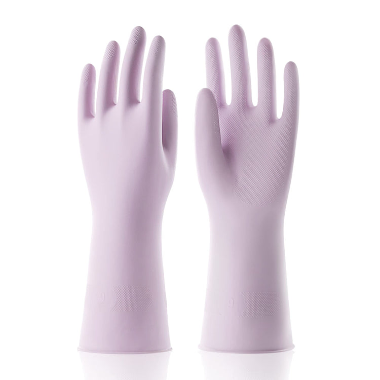 Large Household Rubber Gloves with Cotton Liner & Non