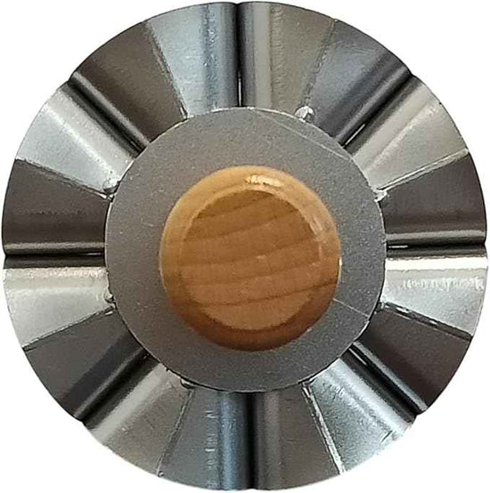 OCS Parts Stainless Steel Revolving Oblong Dough Cutter | 5-Inch Blade Professional Grade Heavy Duty Long John Dough Roller Cutter for Maple Bars and Cream Stick Donuts