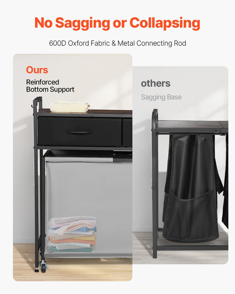 3 Section Laundry Sorter