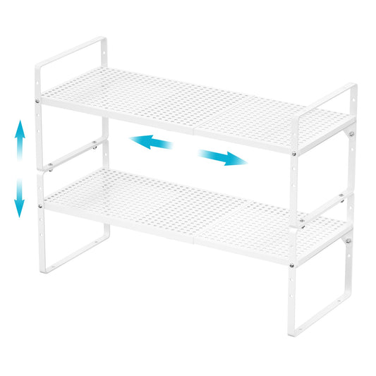 2 Pack Large Expandable Cabinet Storage Shelf (2 Count)