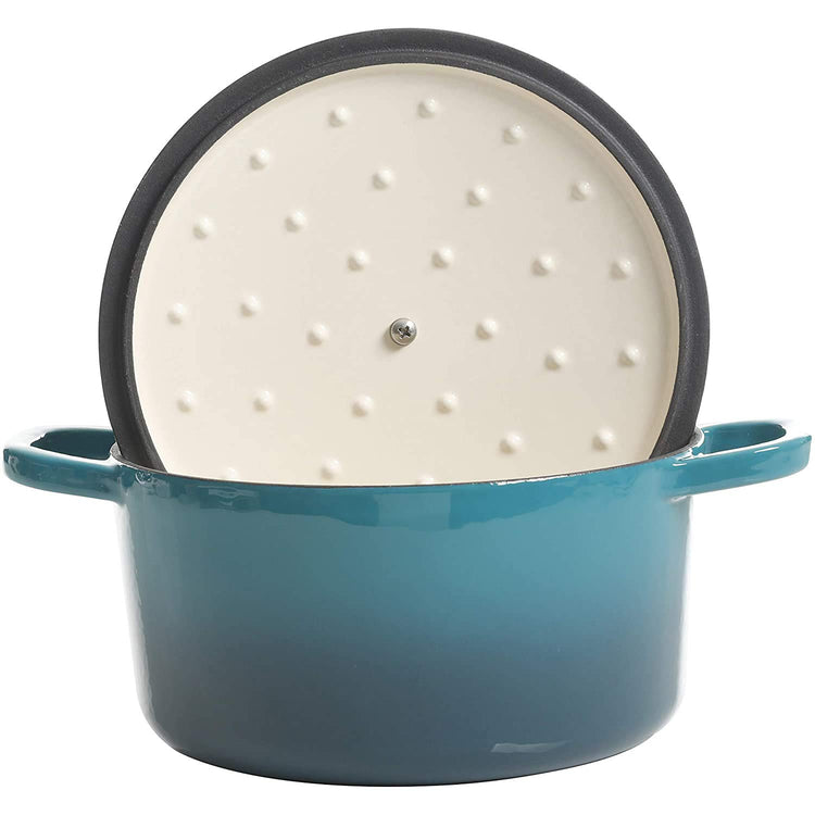 Artisan 3 Quart Round Enameled Cast Iron Dutch Oven