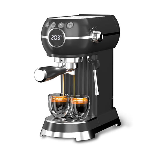 20Bar Compact Espresso Machine with Milk Frother