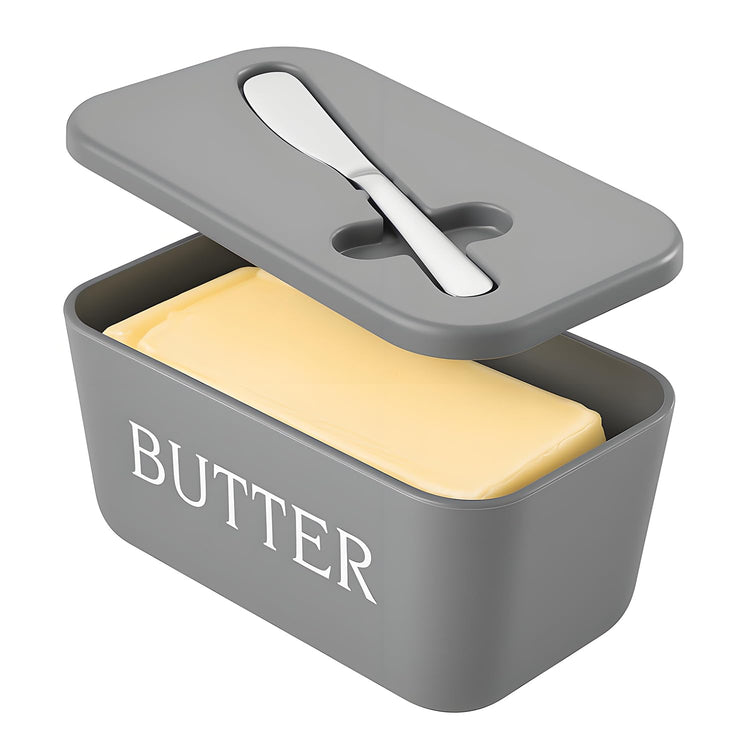 Plastic Large Butter Dish With Lid
