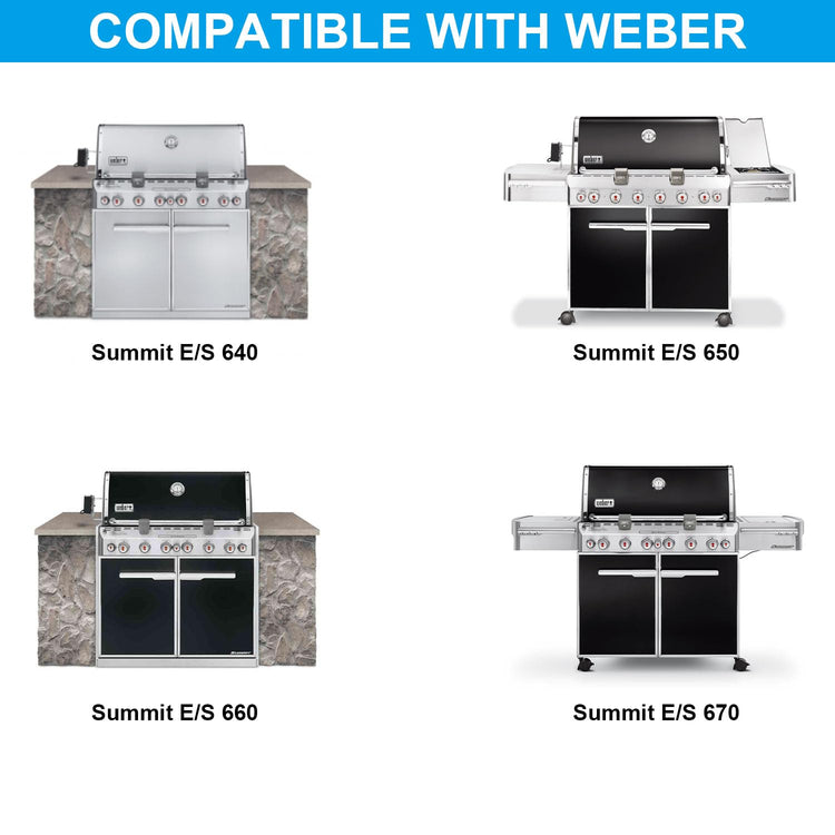 Full Size Griddle Inserts for Weber Summit 600 Series Grills