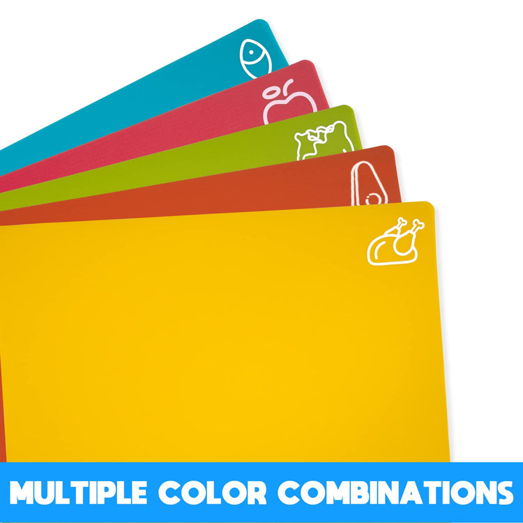 5 Pieces Flexible Cutting Boards (5 Count)