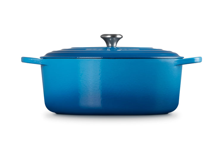 Enameled Cast Iron Oval Dutch Oven