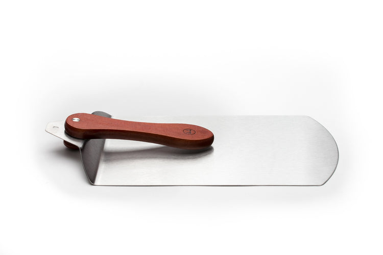 Stainless Steel Pizza Peel with Collapsible Rosewood Handle