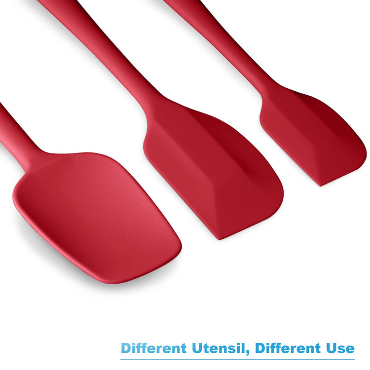 3 Piece Silicone Spatula Set