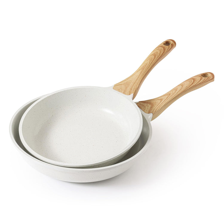 Ceramic Nonstick Frying Pan Skillets (2 Count)