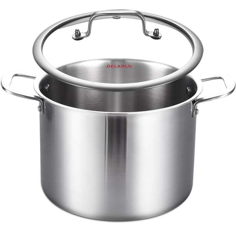Tri ply Stainless Steel 20 Quart Heavy Duty Induction Stock Pot