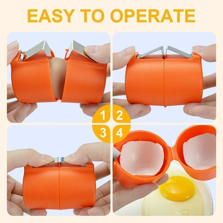 Egg Topper Cutter Tool Egg Cracker Tool Egg Shell Opener Hard Boiled Egg Peeler Egg Shell Opener for Hard Boiled Eggs Egg Cracker Tool For Eggs Kitchen Gadgets (3 Count)