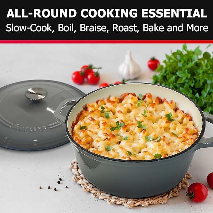 4.5 QT Enameled Cast Iron Dutch Oven