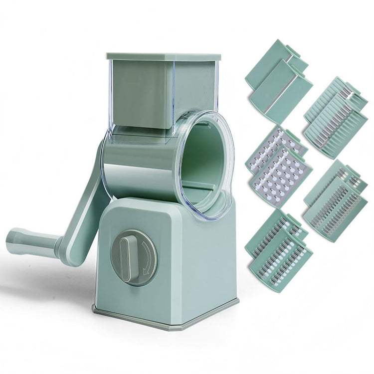 Rotary Cheese Grater with Hand Crank