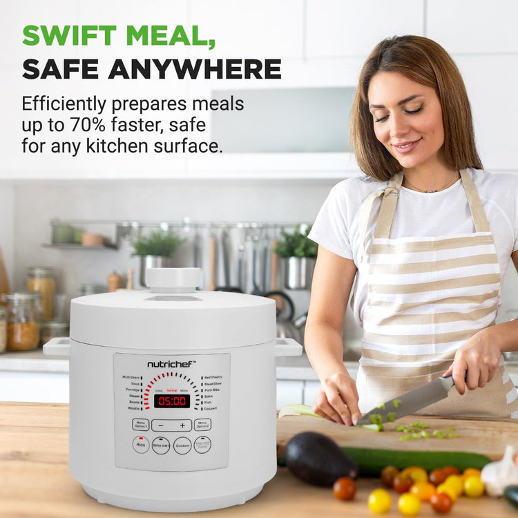 Electric Pressure Cooker 6 Quart Capacity
