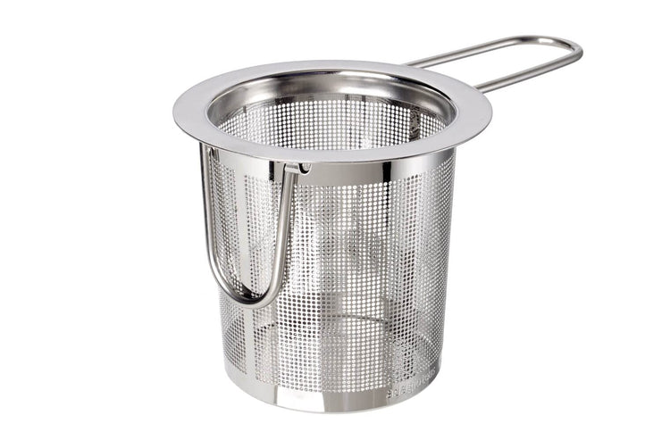 Stainless Steel Infuser to Steep Loose Tea. Folding Arms allow it to Fit Any Mug. Dishwasher safe and easy to clean