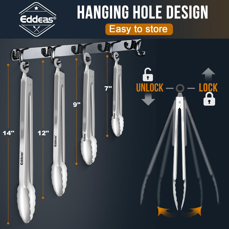 Tongs For Cooking (4 Count)