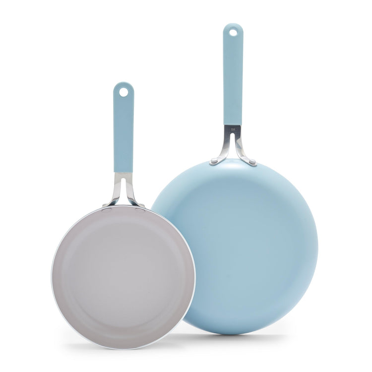 8” & 10” 2 Piece Nonstick Ceramic Frying Pan Set