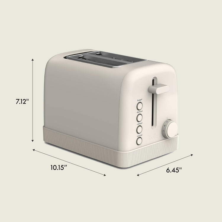 2 Slice Toaster with Extra Wide Slots and 6