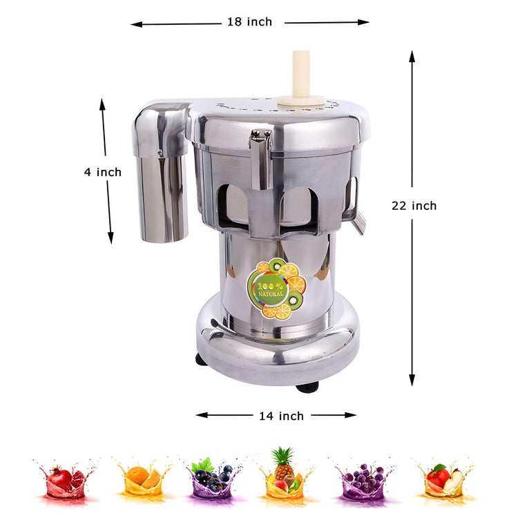 110V 750W Electric Stainless Steel Vegetable & Fruit Juice Maker Squeezer Centrifugal Juicer Machine Commercial Juice Press Machine 5